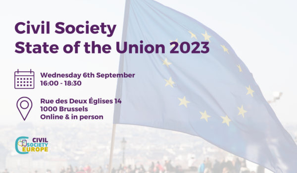 Public launch of the Civil Society State of the Union report